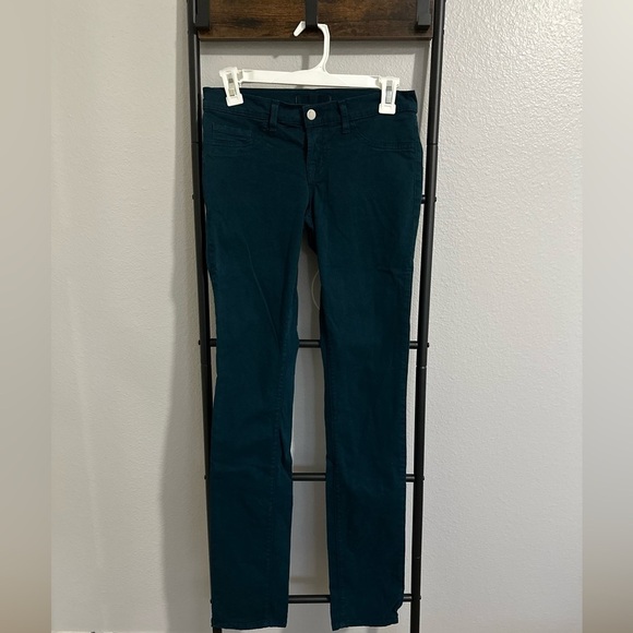 🚨J Brand Skinny Jeans Pencil Leg in Riviera Blue Green/Deep Teal. Size: 26. - Picture 4 of 9